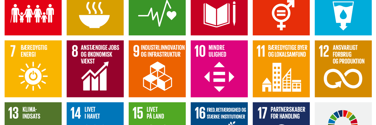 Bæredygtigt aftryk viser blandt andet hvor mange af FN's 17 verdensmål for bæredygtig udvikling som den enkelte investeringsafdeling bidrager til at fremme.